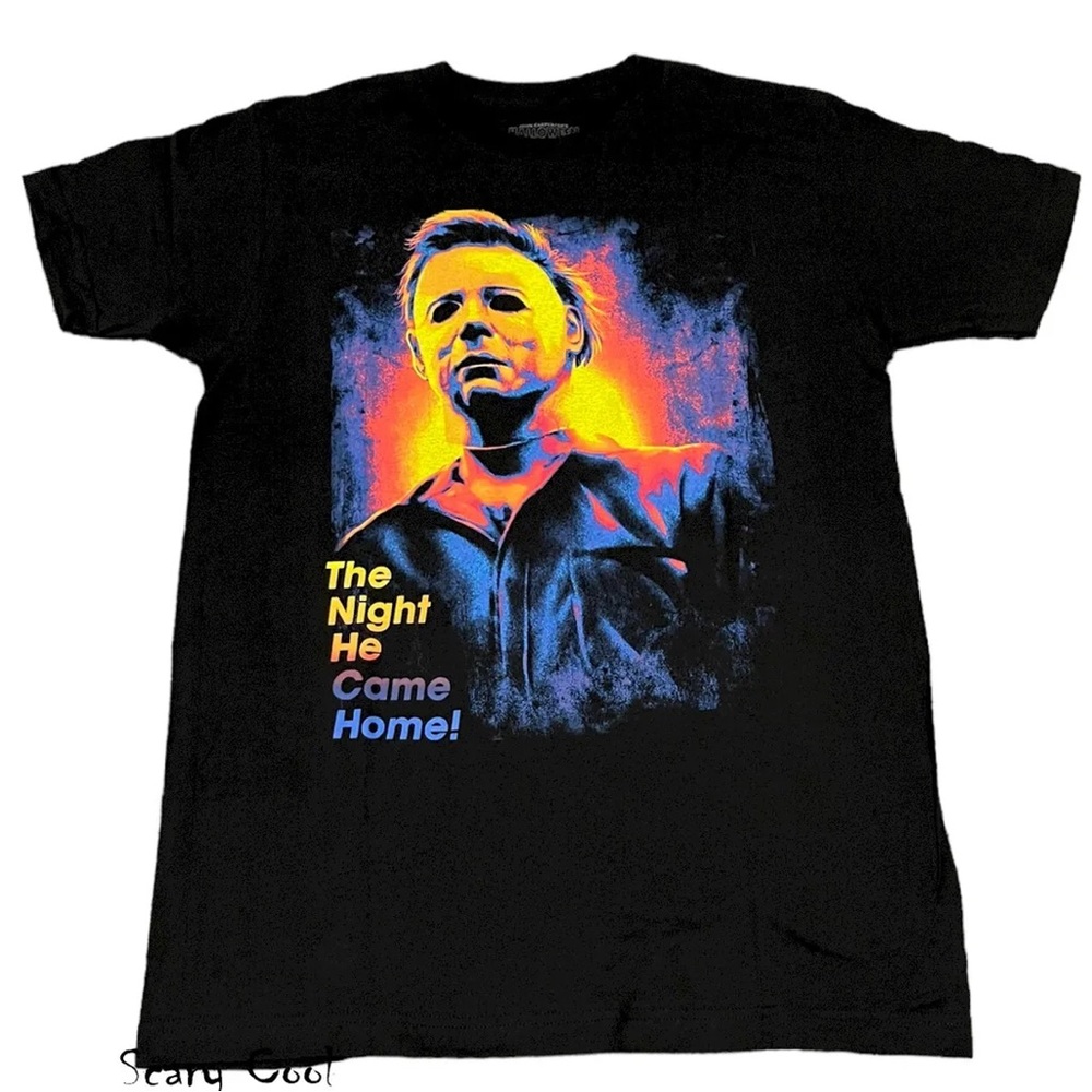 NWT  UNISEX MICHEAL MYERS HALLOWEEN XL 46/48 REGISTERED TRADEMARK HALLOW…